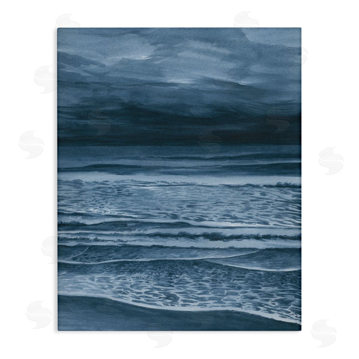 Grace Popp Dramatic Sea Dark Coast Canvas Wall Art Print