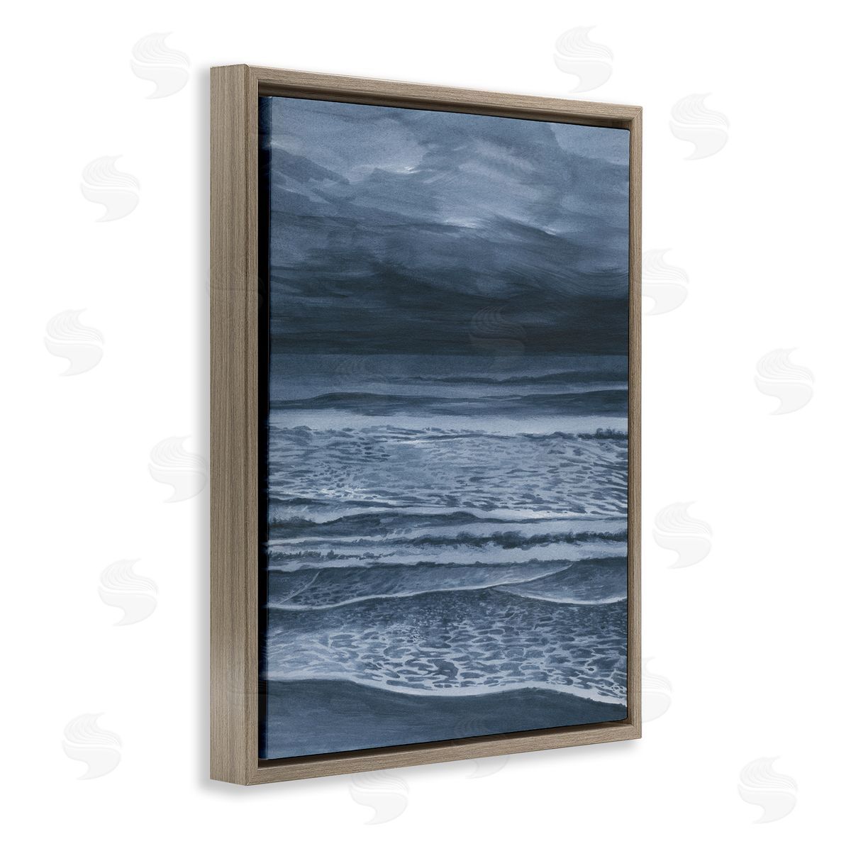 Grace Popp Dramatic Sea Dark Coast Canvas Wall Art Print