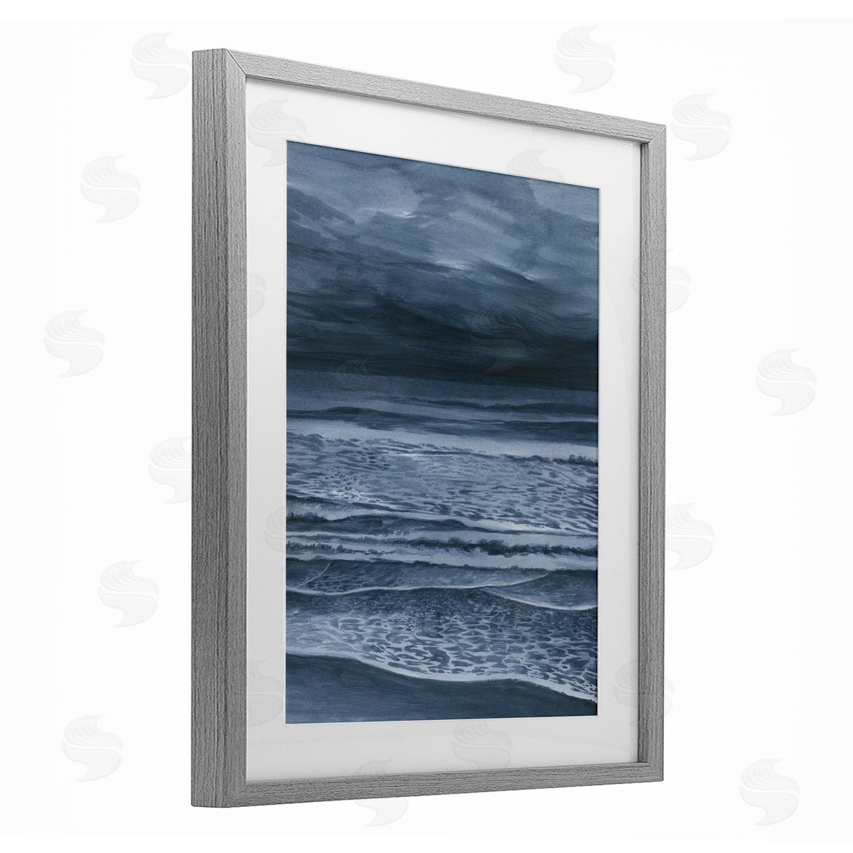 Grace Popp Dramatic Sea Dark Coast Canvas Wall Art Print