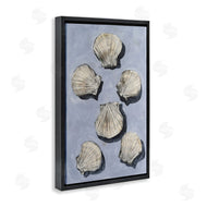 Michael Willett | Embellished Seashells Over Blue