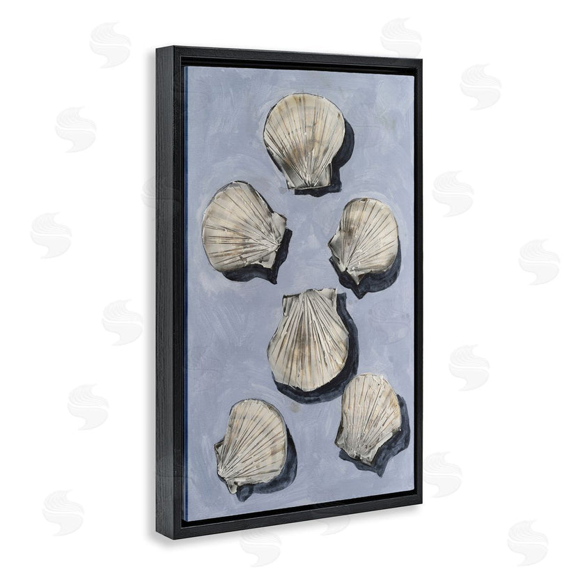 Michael Willett | Embellished Seashells Over Blue