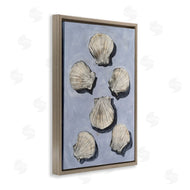 Michael Willett | Embellished Seashells Over Blue