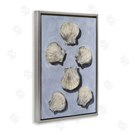 Michael Willett | Embellished Seashells Over Blue