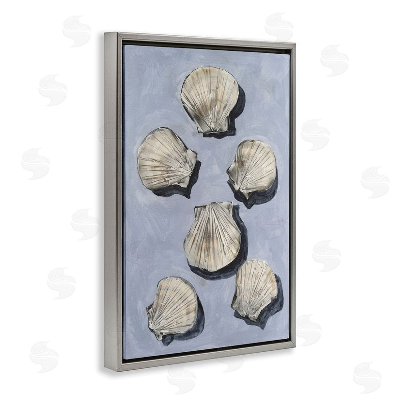 Michael Willett | Embellished Seashells Over Blue