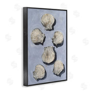 Michael Willett | Embellished Seashells Over Blue