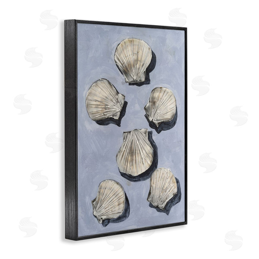Michael Willett | Embellished Seashells Over Blue