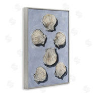 Michael Willett | Embellished Seashells Over Blue