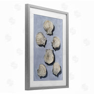 Michael Willett | Embellished Seashells Over Blue