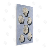Michael Willett | Embellished Seashells Over Blue