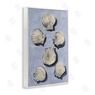 Michael Willett | Embellished Seashells Over Blue