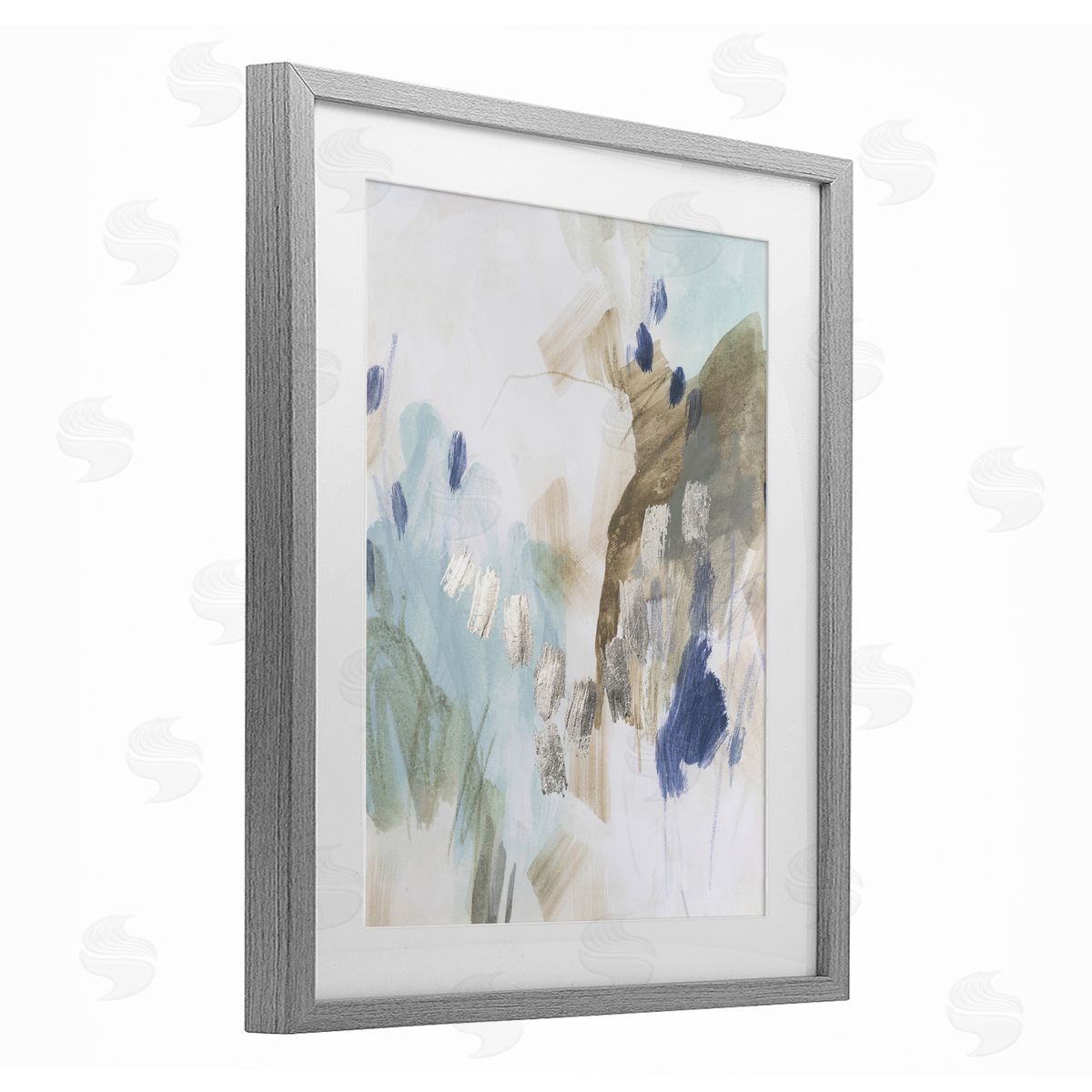 June Erica Vess Crystalline Plaster Abstract Painting Canvas Wall Art Print