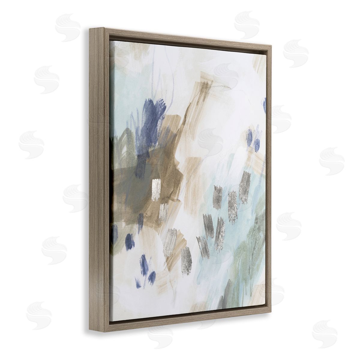 June Erica Vess Crystalline Plaster Abstract Design Canvas Wall Art Print