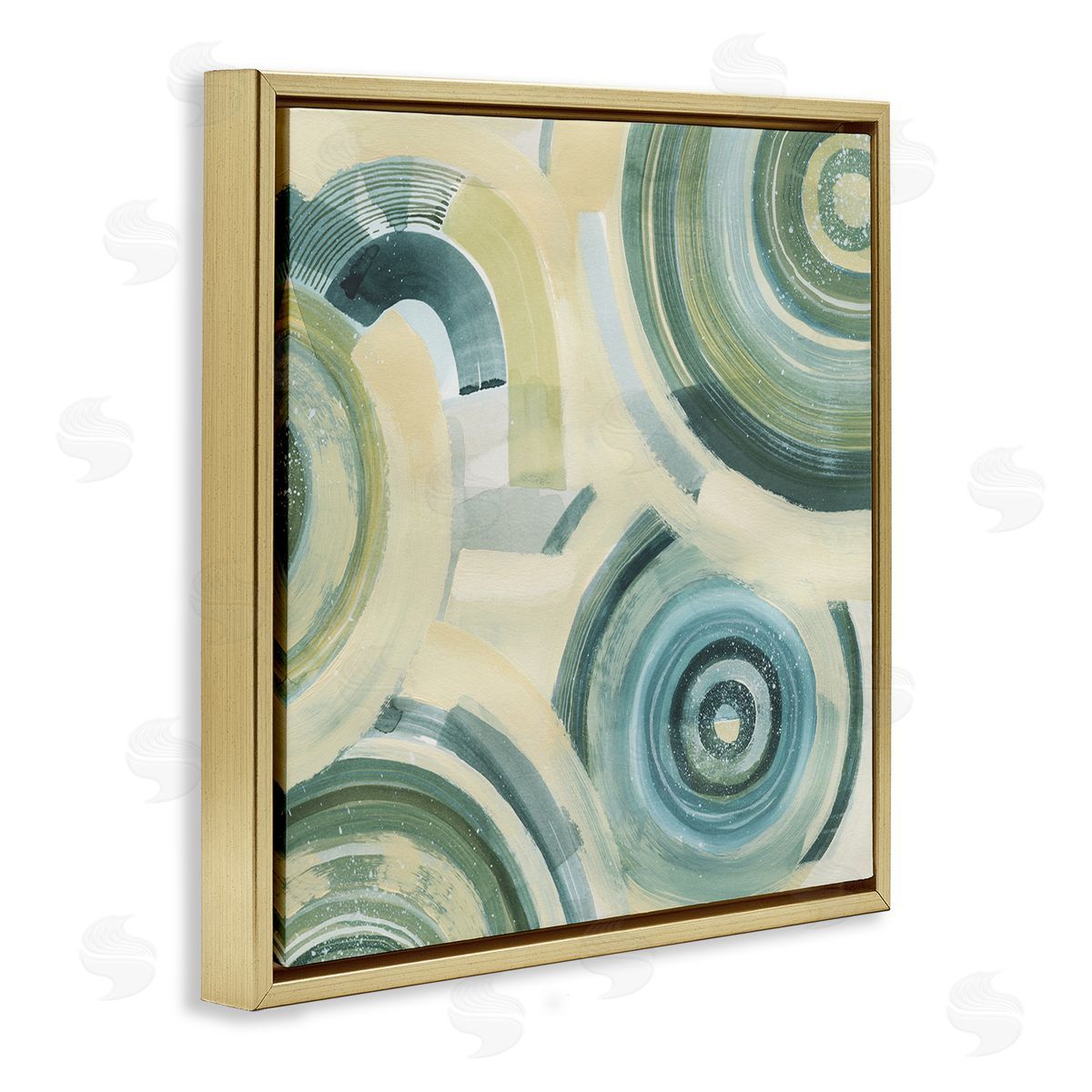 Grace Popp Round Passiflora Fractals Canvas Wall Art Print