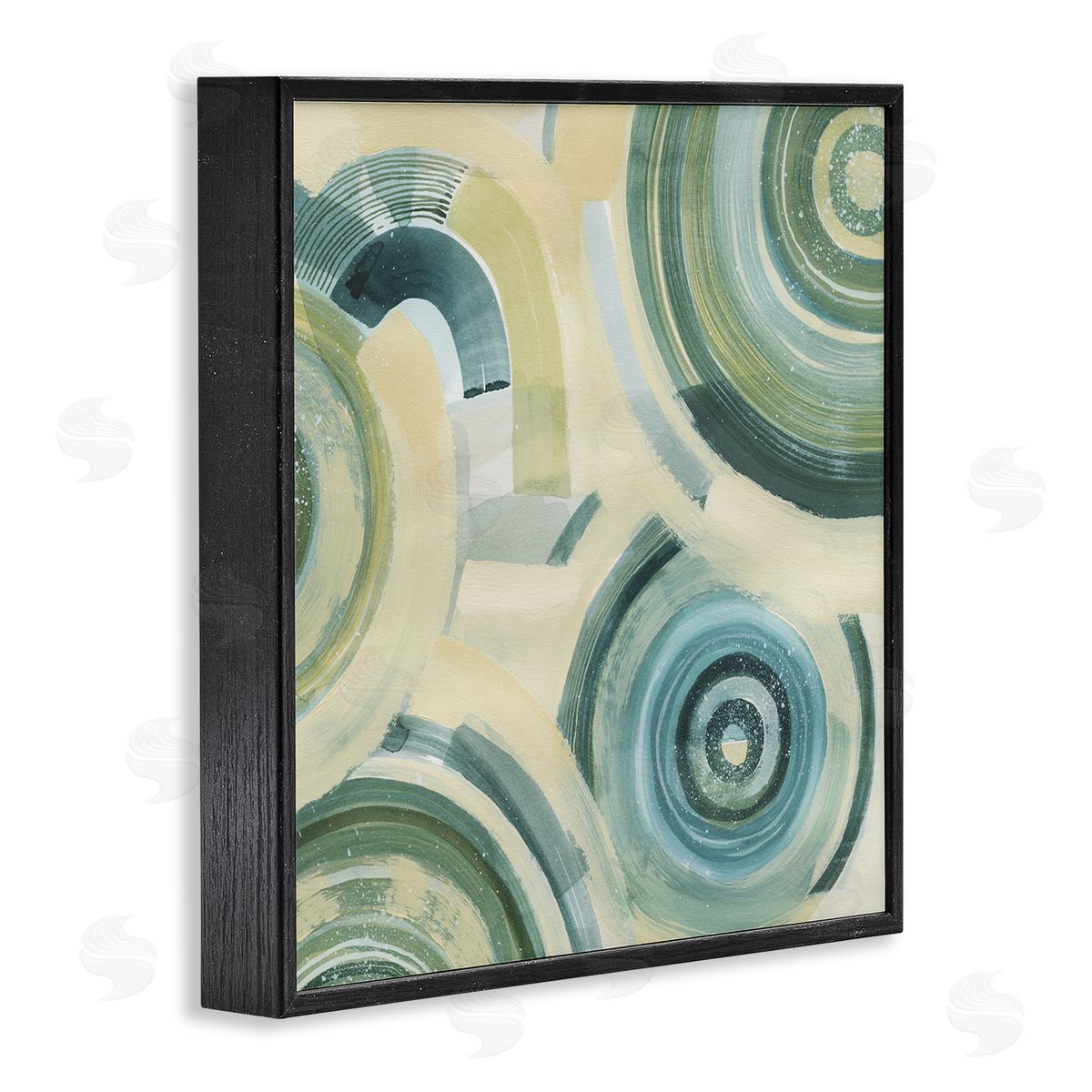 Grace Popp Round Passiflora Fractals Canvas Wall Art Print