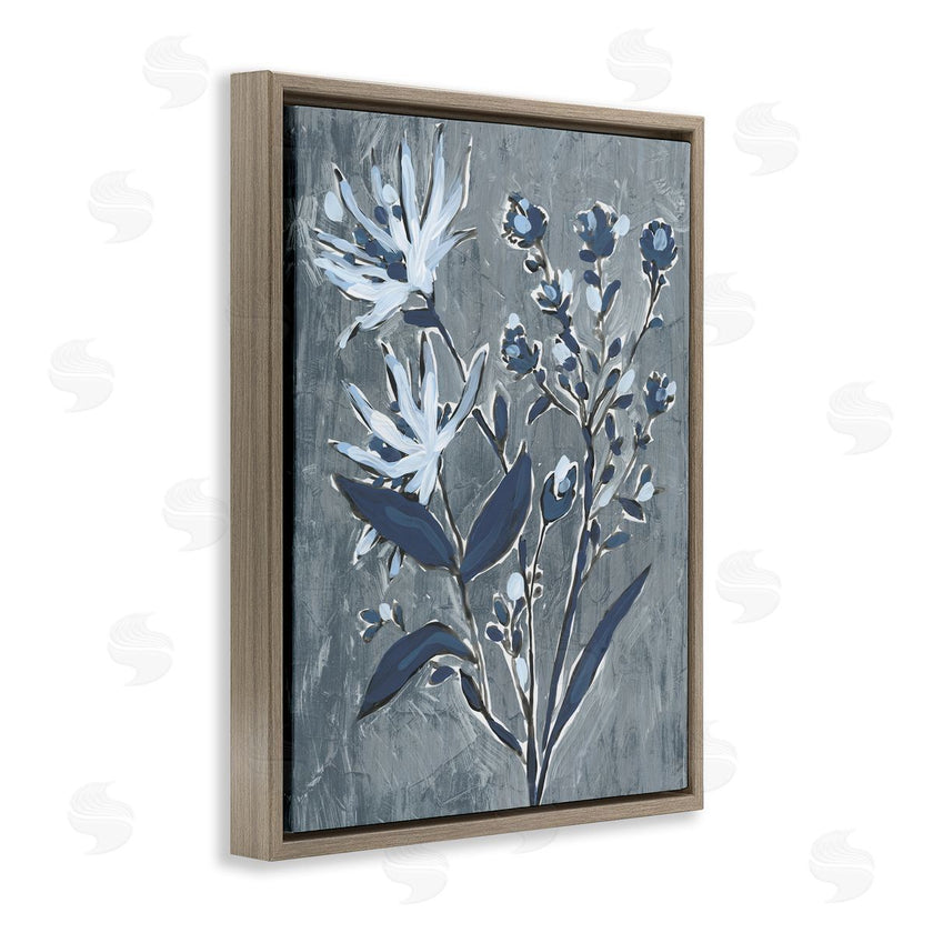 June Erica Vess | Navy Blue Flowers