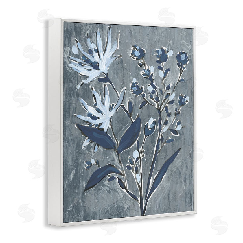 June Erica Vess | Navy Blue Flowers
