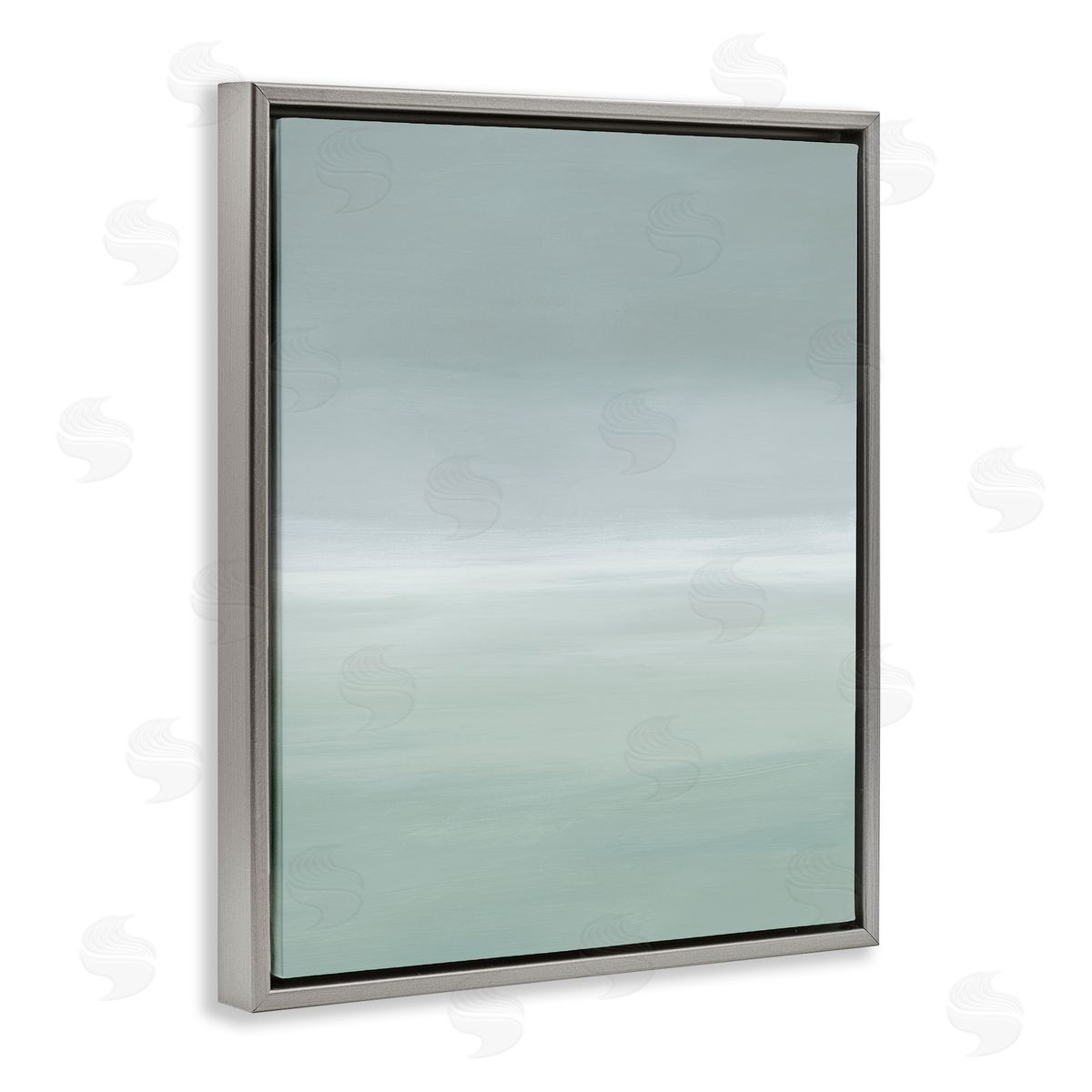 Grace Popp Misty Grey Gradient Canvas Wall Art Print