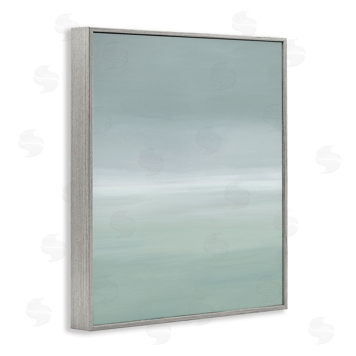 Grace Popp Misty Grey Gradient Canvas Wall Art Print