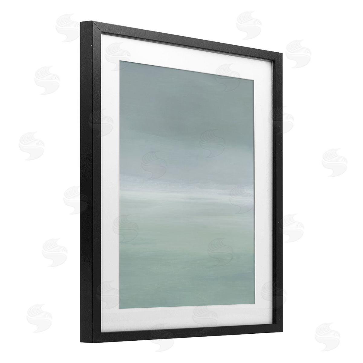 Grace Popp Misty Grey Gradient Canvas Wall Art Print