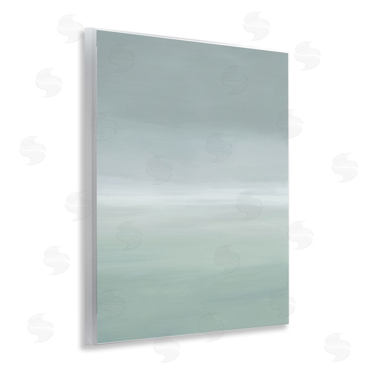 Grace Popp Misty Grey Gradient Canvas Wall Art Print