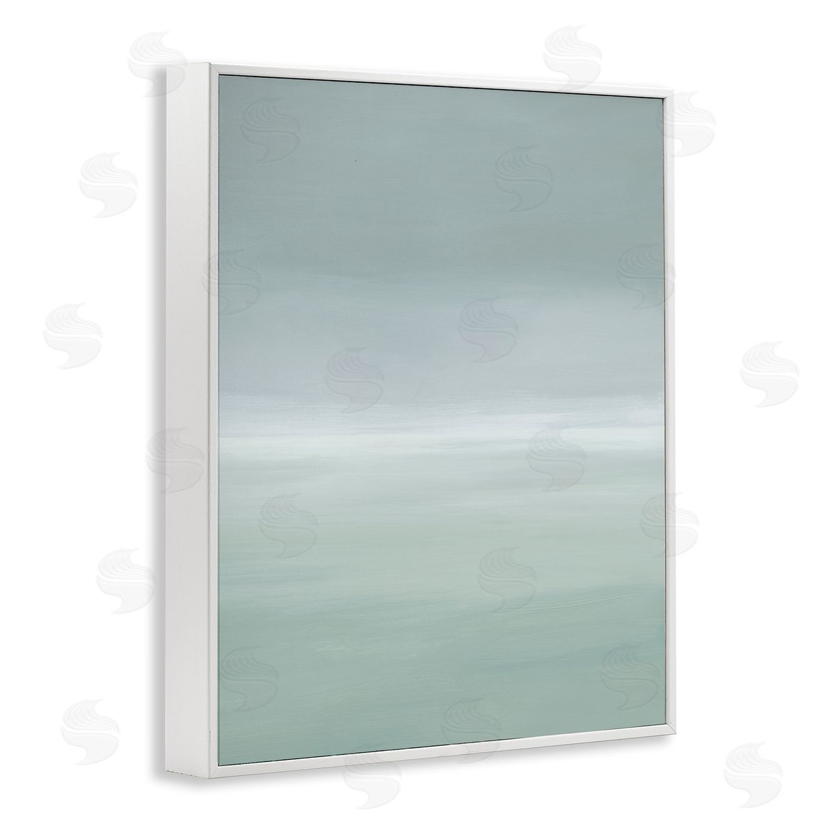 Grace Popp Misty Grey Gradient Canvas Wall Art Print