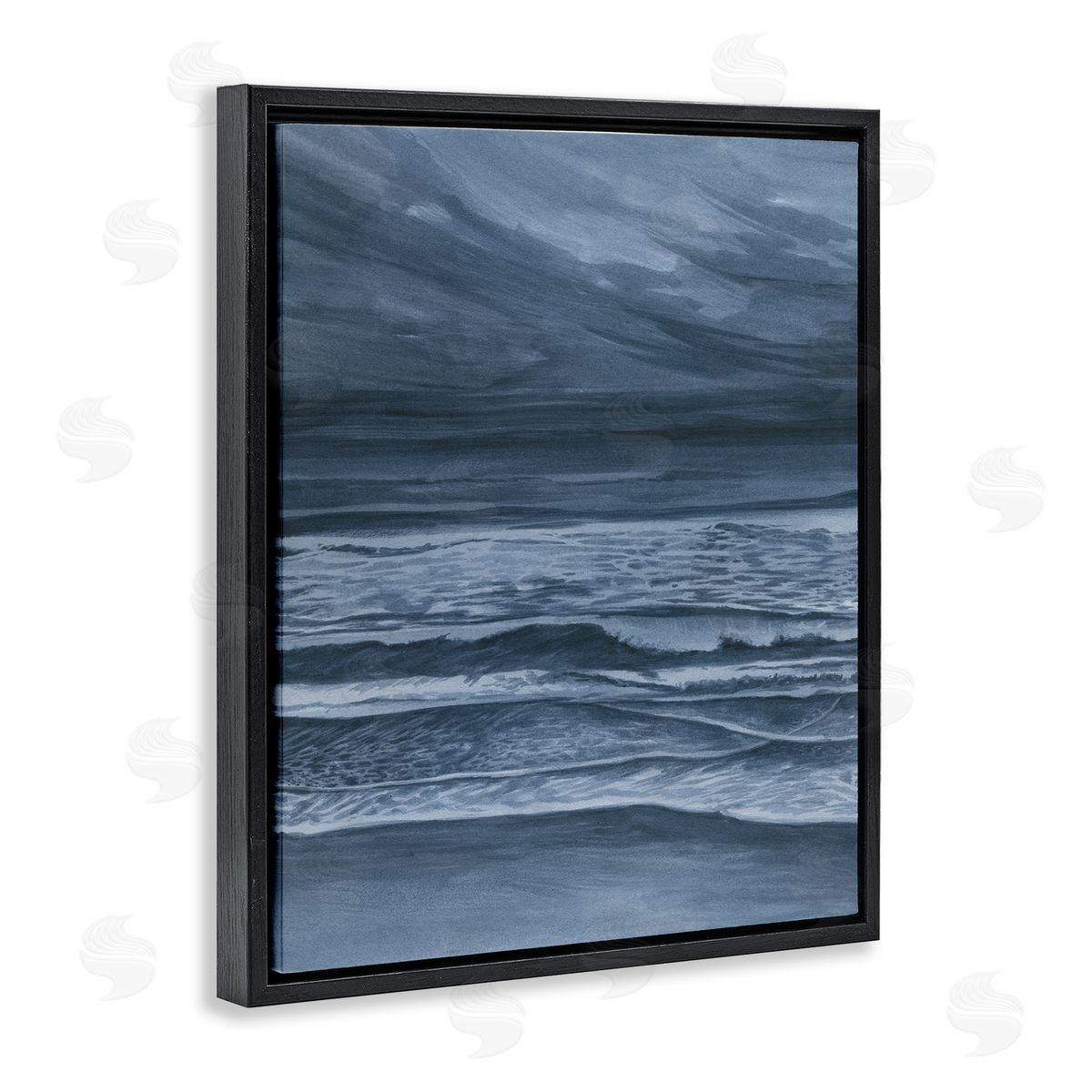 Grace Popp Dramatic Sea Storm Coast Canvas Wall Art Print
