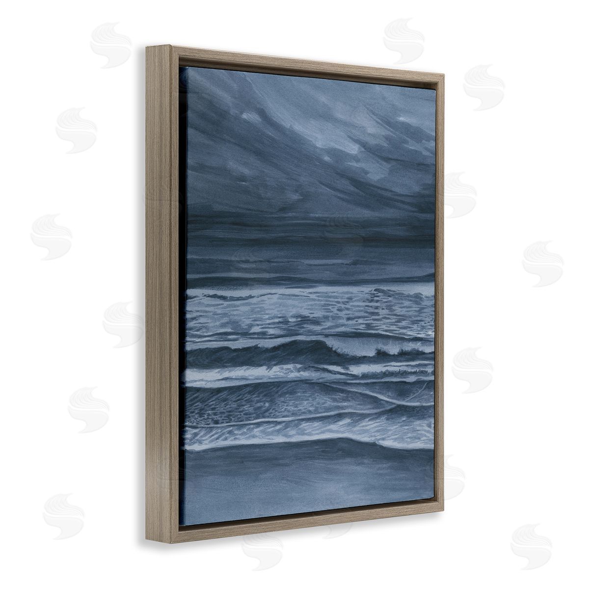 Grace Popp Dramatic Sea Storm Coast Canvas Wall Art Print