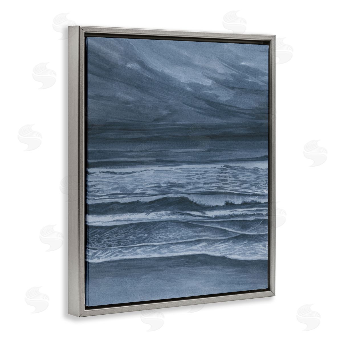 Grace Popp Dramatic Sea Storm Coast Canvas Wall Art Print