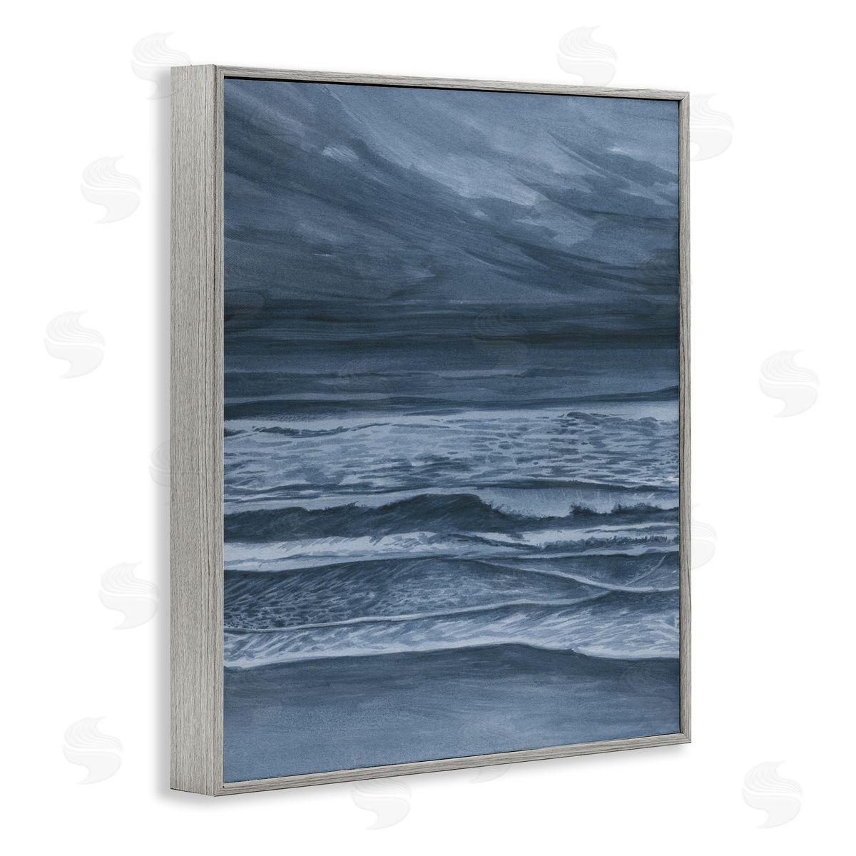 Grace Popp Dramatic Sea Storm Coast Canvas Wall Art Print