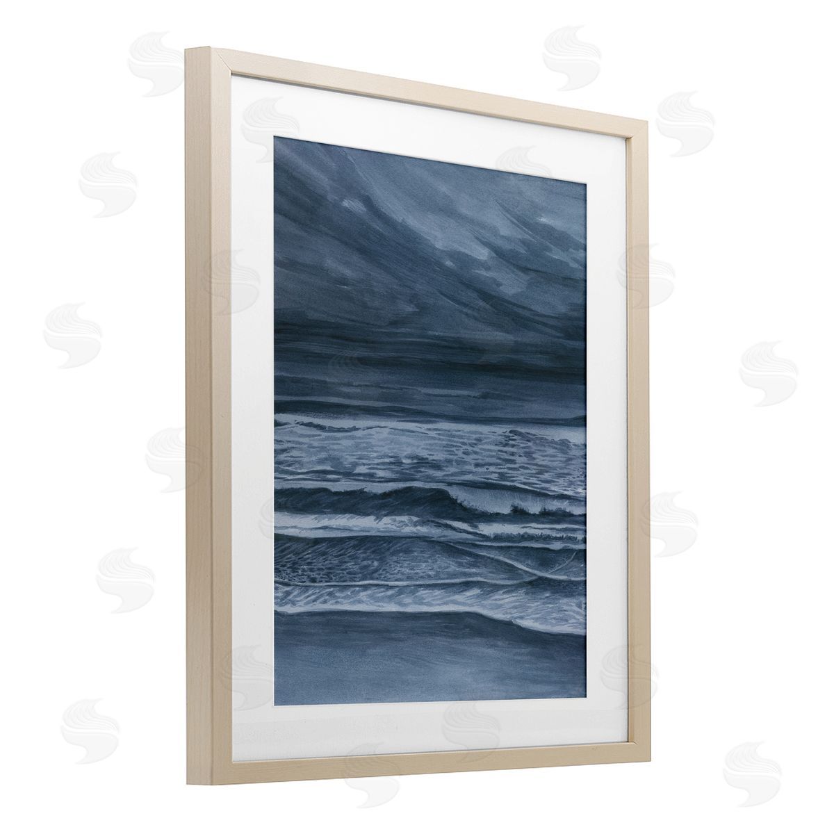 Grace Popp Dramatic Sea Storm Coast Canvas Wall Art Print