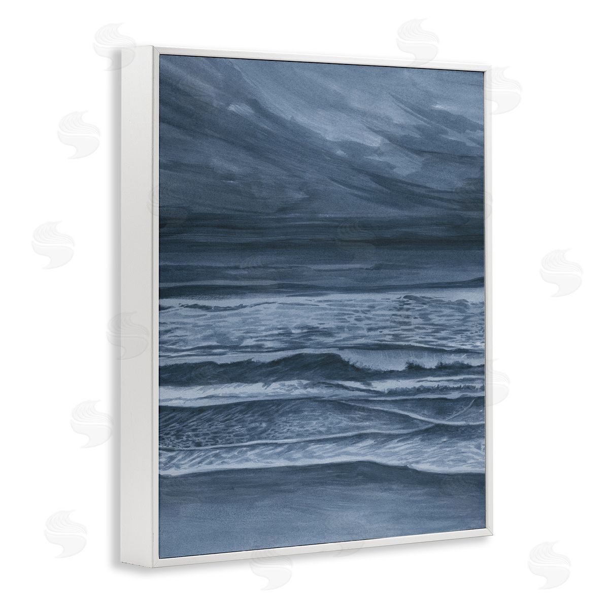 Grace Popp Dramatic Sea Storm Coast Canvas Wall Art Print