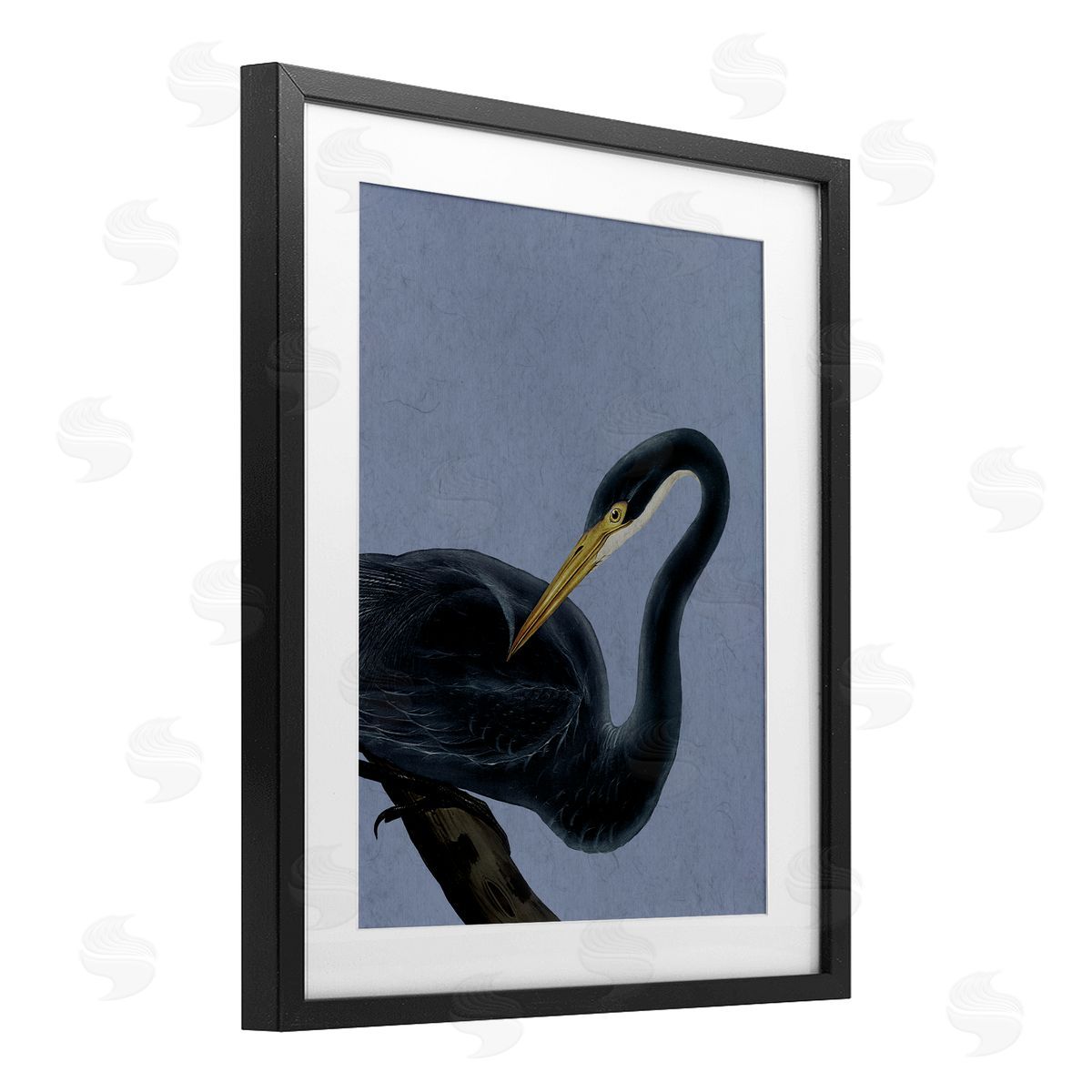 Grace Popp Bayou Heron Bird Canvas Wall Art Print