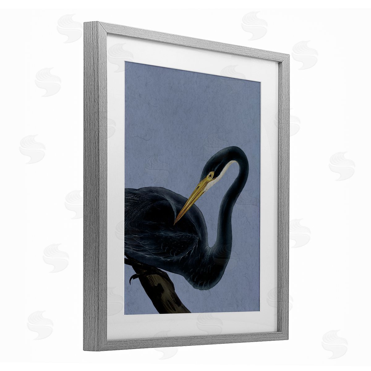 Grace Popp Bayou Heron Bird Canvas Wall Art Print