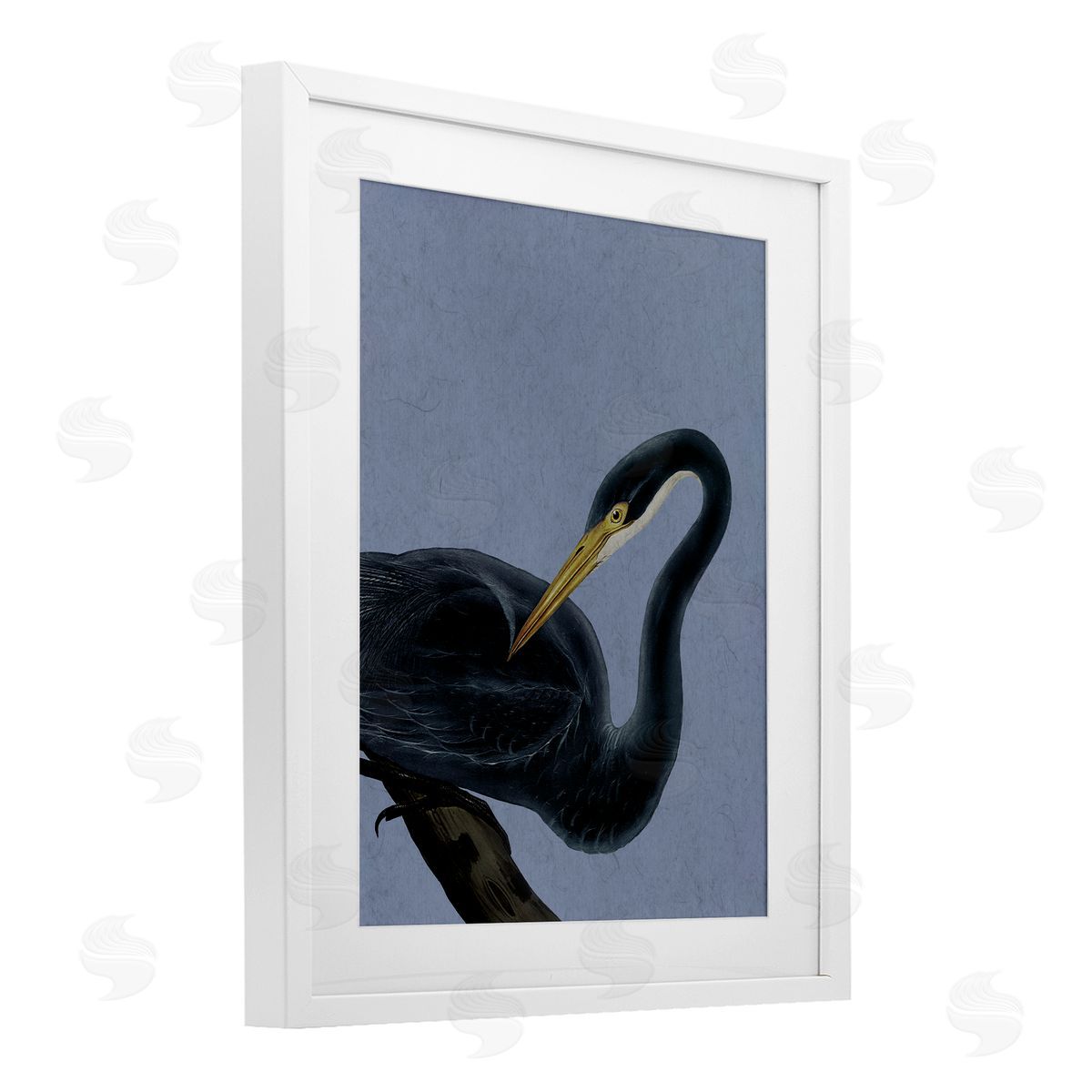 Grace Popp Bayou Heron Bird Canvas Wall Art Print