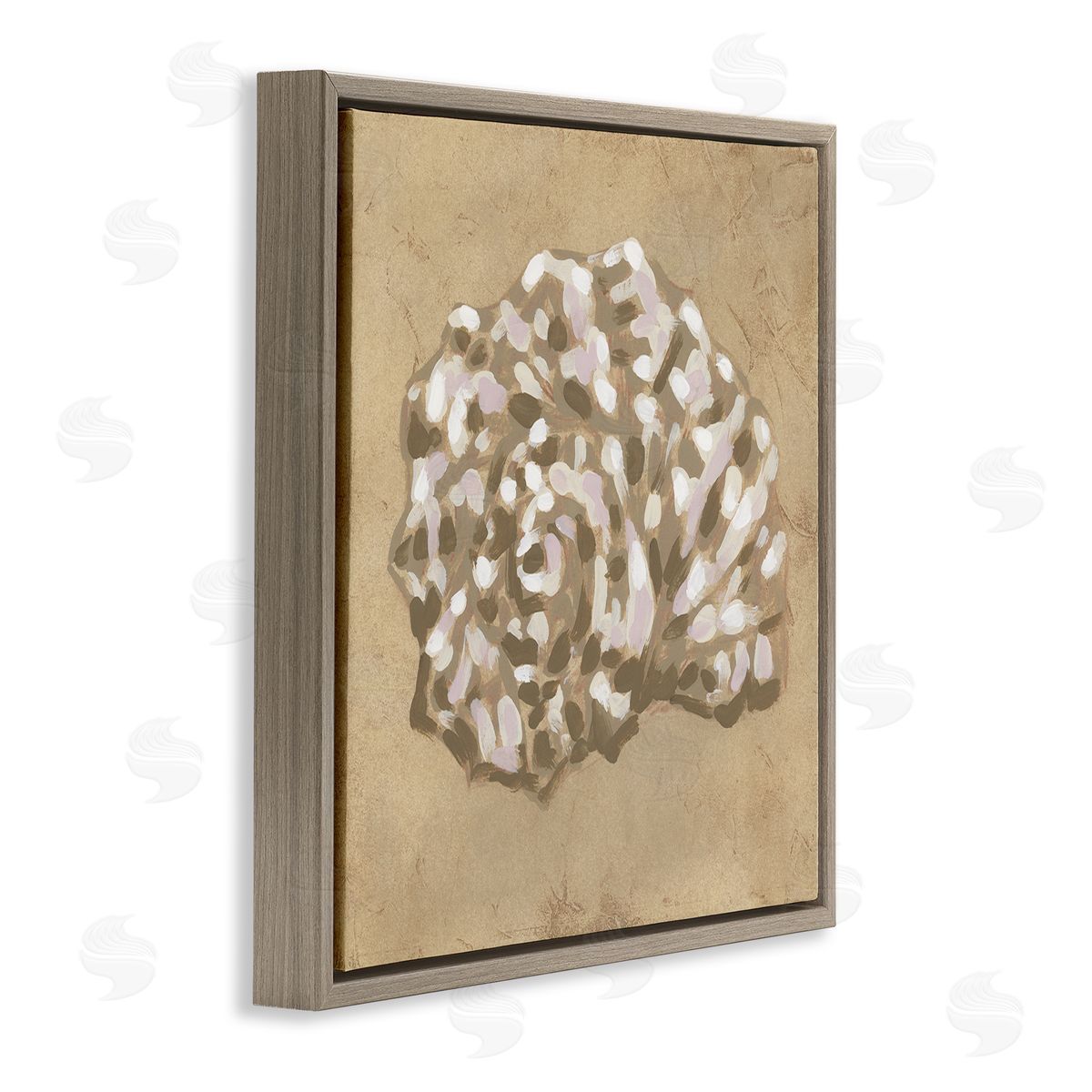 June Erica Vess Earthy Tone Seashell Canvas Wall Art Print