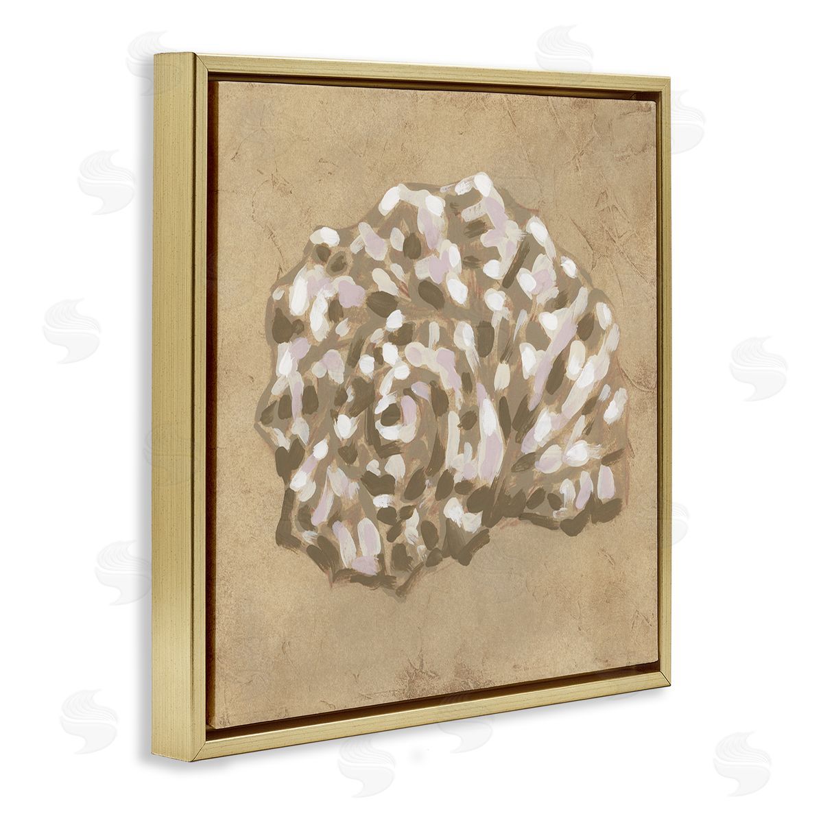 June Erica Vess Earthy Tone Seashell Canvas Wall Art Print