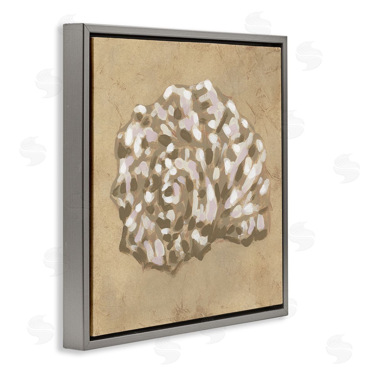 June Erica Vess Earthy Tone Seashell Canvas Wall Art Print