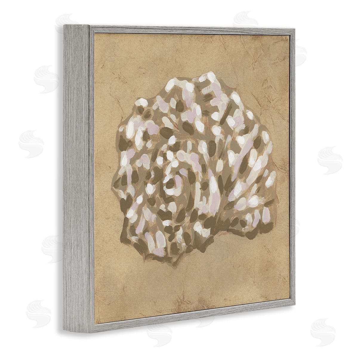 June Erica Vess Earthy Tone Seashell Canvas Wall Art Print