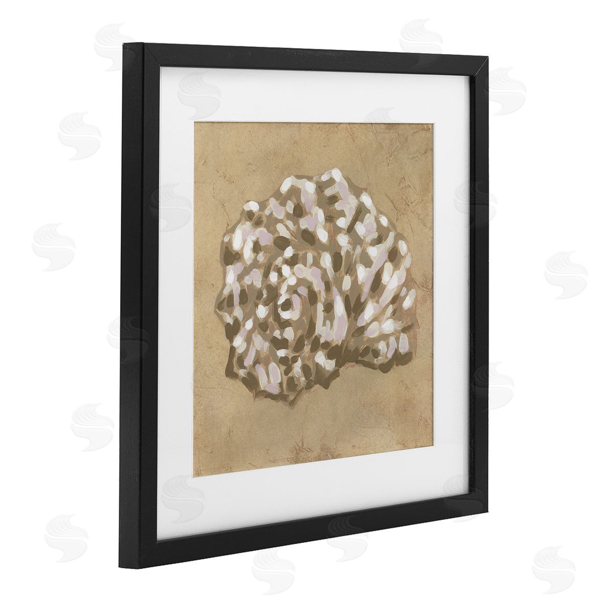 June Erica Vess Earthy Tone Seashell Canvas Wall Art Print