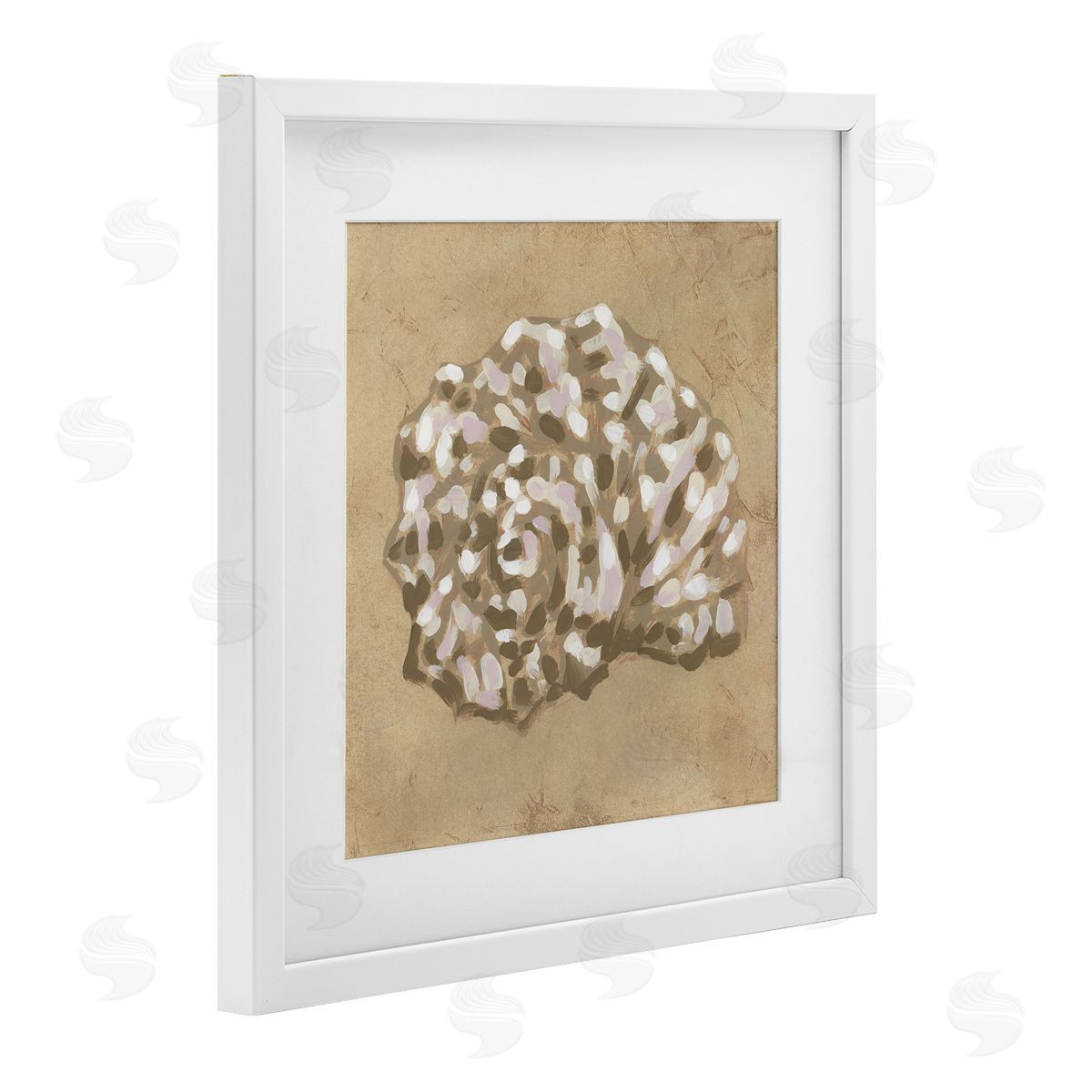 June Erica Vess Earthy Tone Seashell Canvas Wall Art Print