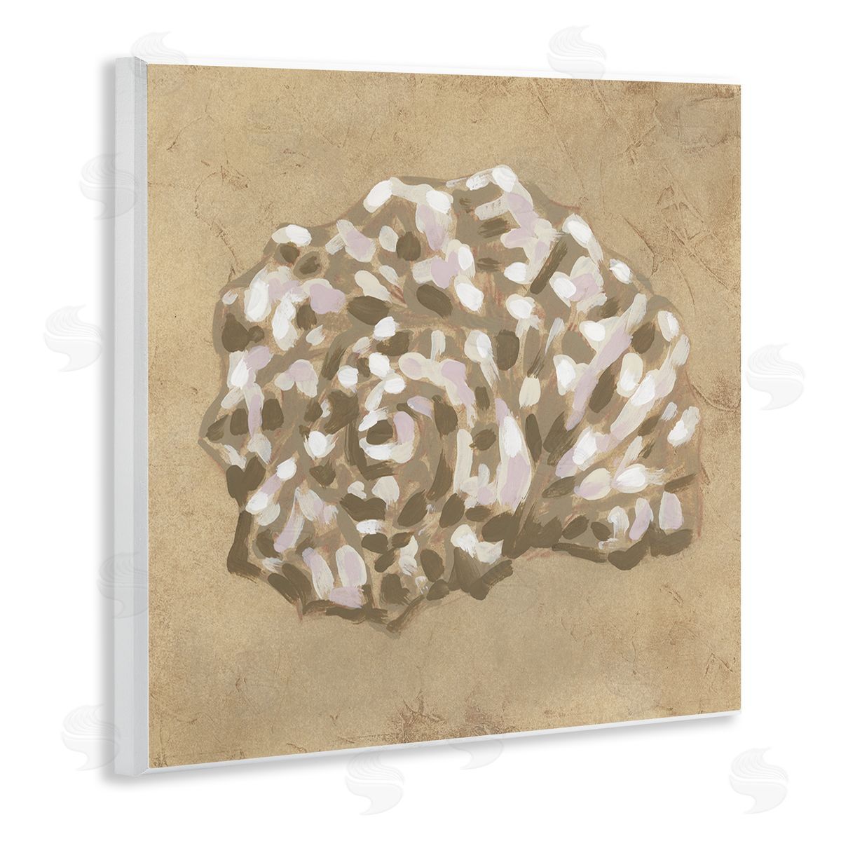 June Erica Vess Earthy Tone Seashell Canvas Wall Art Print