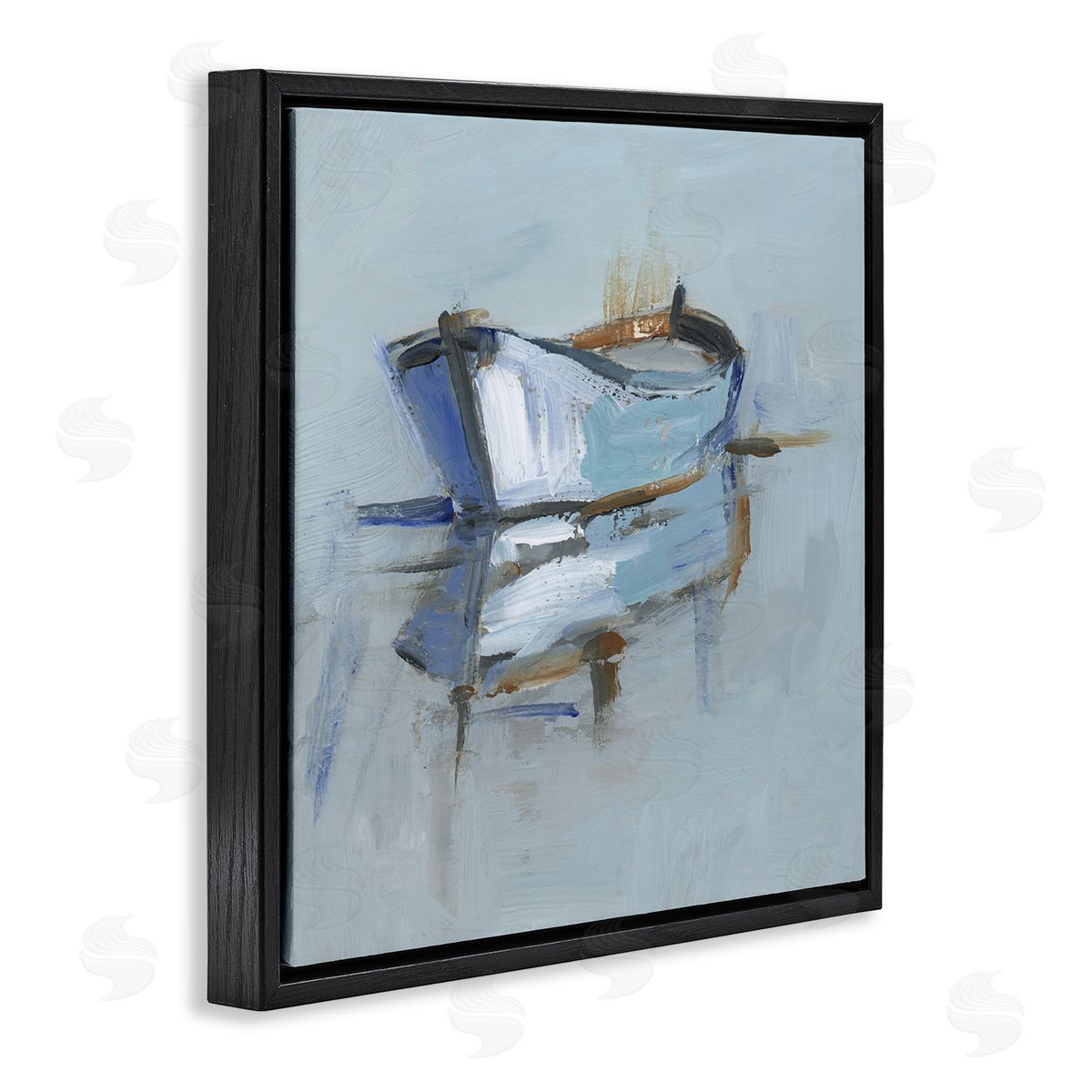 Ethan Harper Expressionist Water Reflection Canvas Wall Art Print