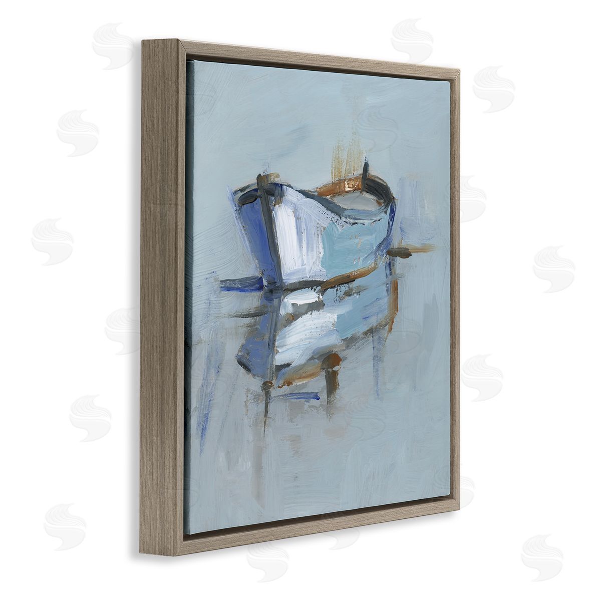 Ethan Harper Expressionist Water Reflection Canvas Wall Art Print