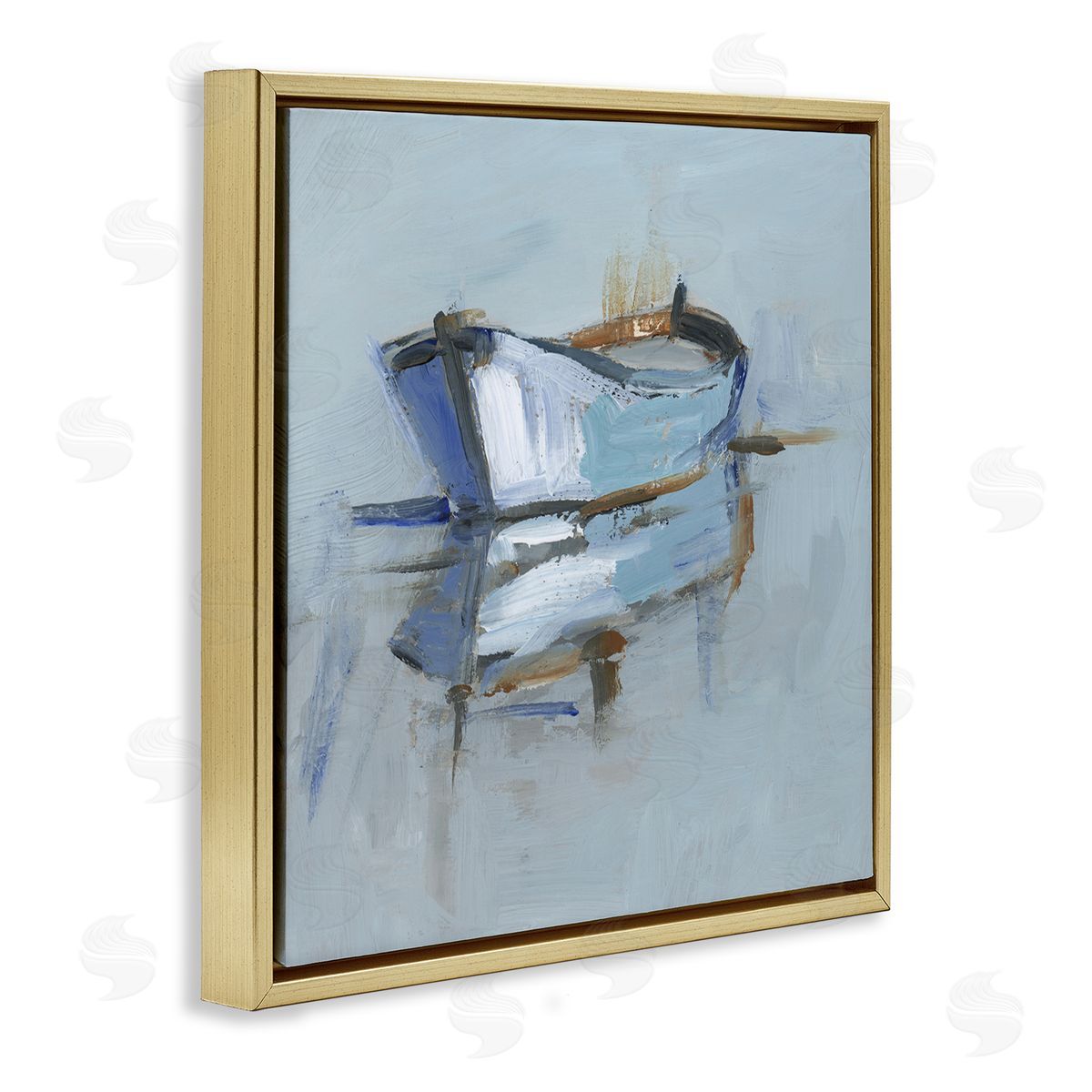 Ethan Harper Expressionist Water Reflection Canvas Wall Art Print