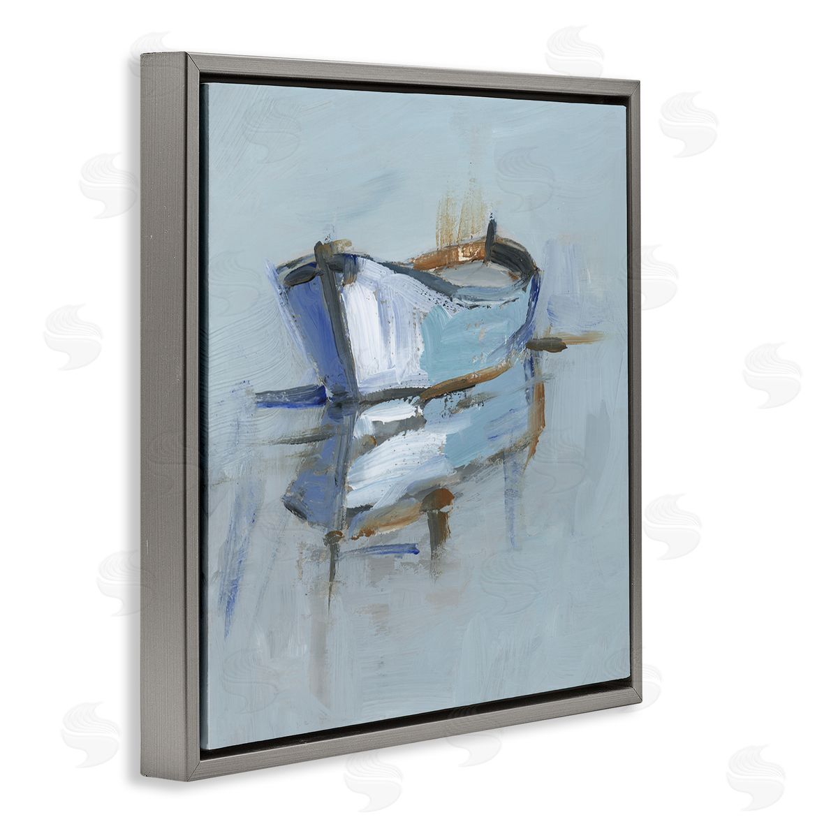 Ethan Harper Expressionist Water Reflection Canvas Wall Art Print