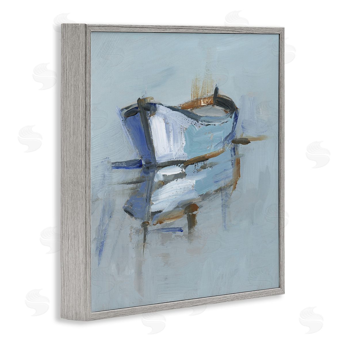 Ethan Harper Expressionist Water Reflection Canvas Wall Art Print