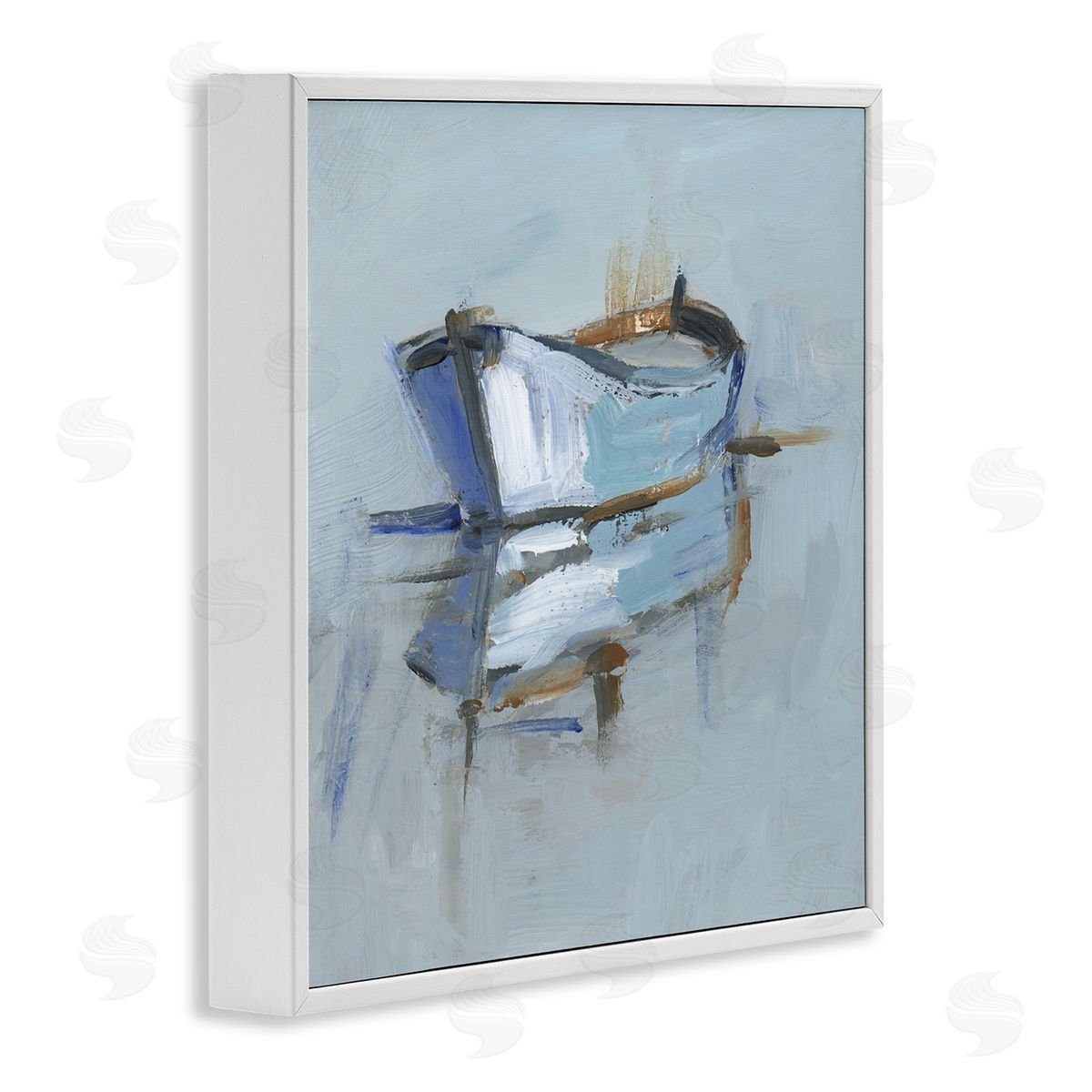 Ethan Harper Expressionist Water Reflection Canvas Wall Art Print
