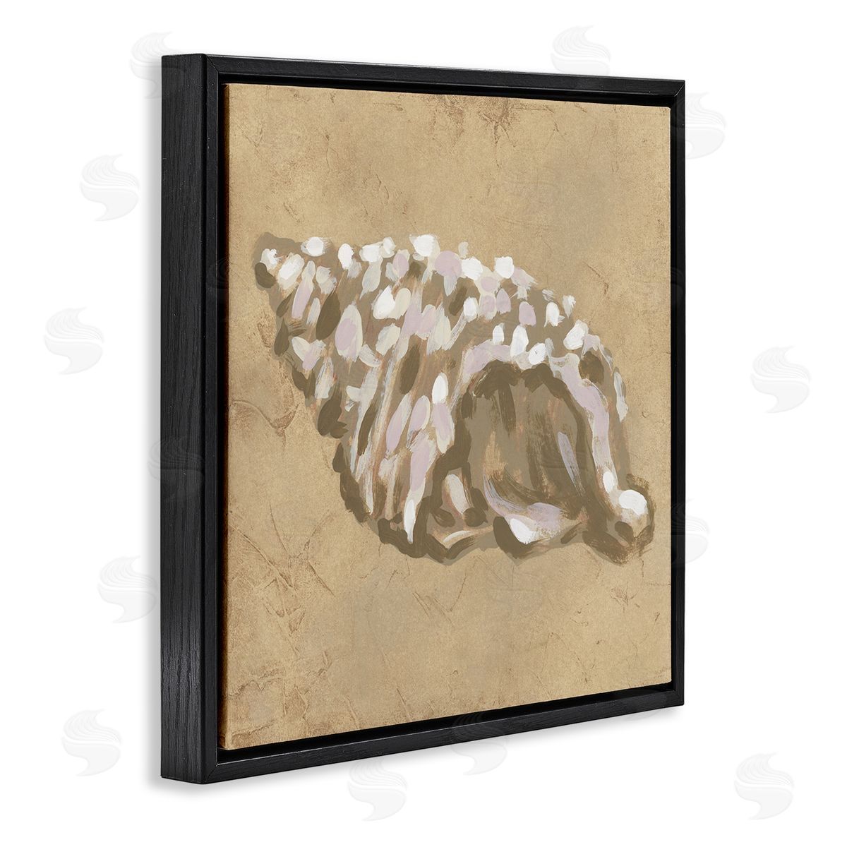 June Erica Vess Earth Tone Conch Canvas Wall Art Print