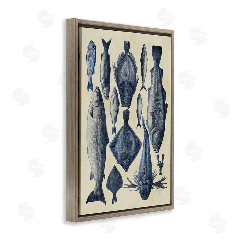 Alicia Longley | Traditional Blue Fish Chart