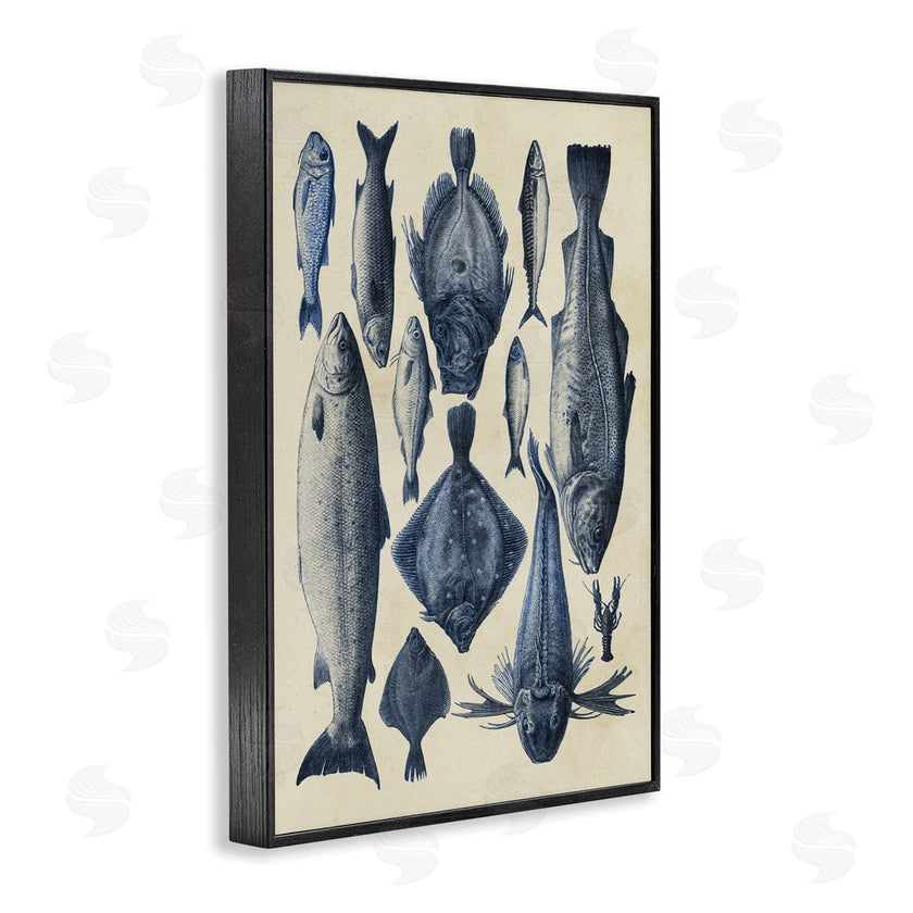 Alicia Longley | Traditional Blue Fish Chart